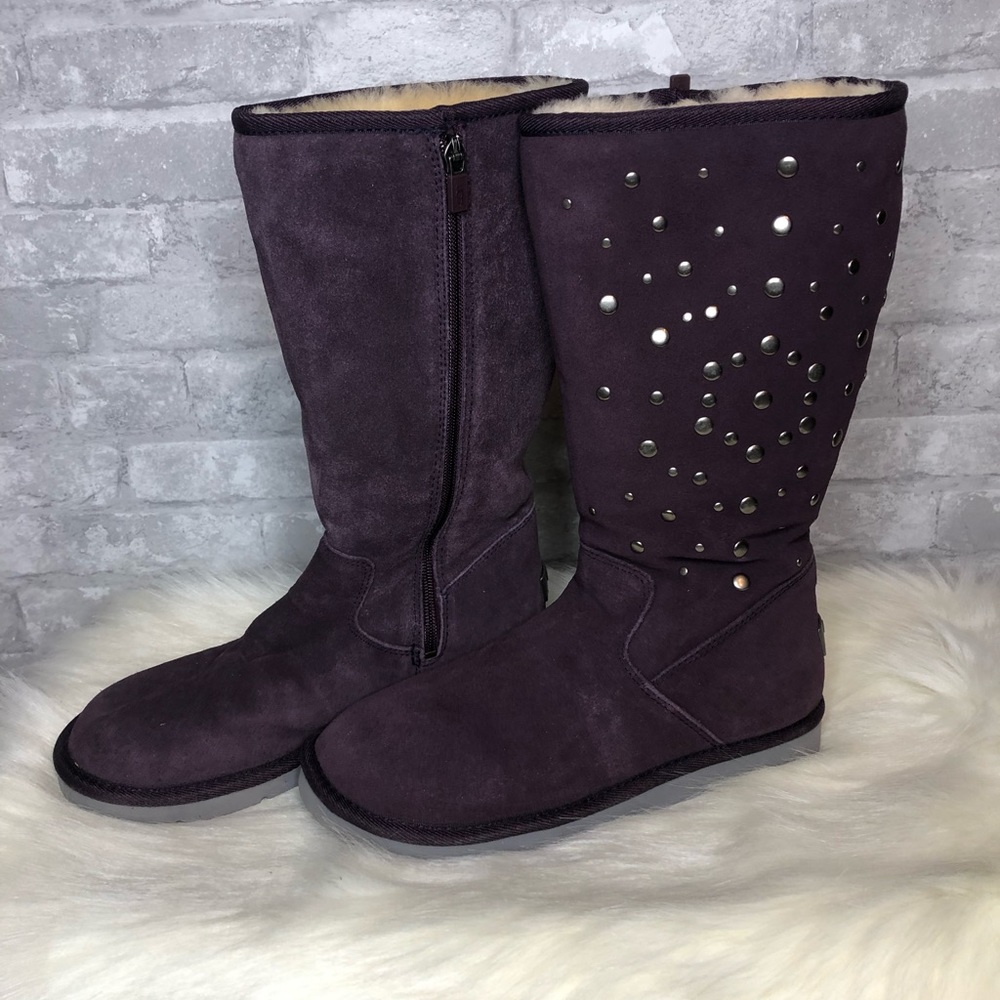 UGG Purple Bedazzle Tall Boot